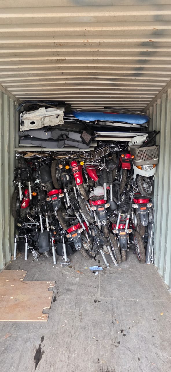 Bicycles in Container
